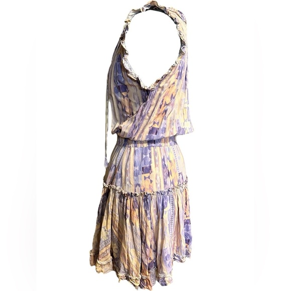 Dear John MELODIE TIERED RUFFLE Southwest Meadow DRESS Size S - Picture 4 of 11